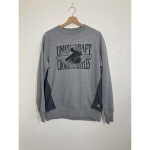 Crooks & Castles Sweatshirt Mens Large Union Craft Crewneck Pullover Graphic